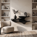 Handcrafted Live Edge Wall Mount Shelf For Living Room